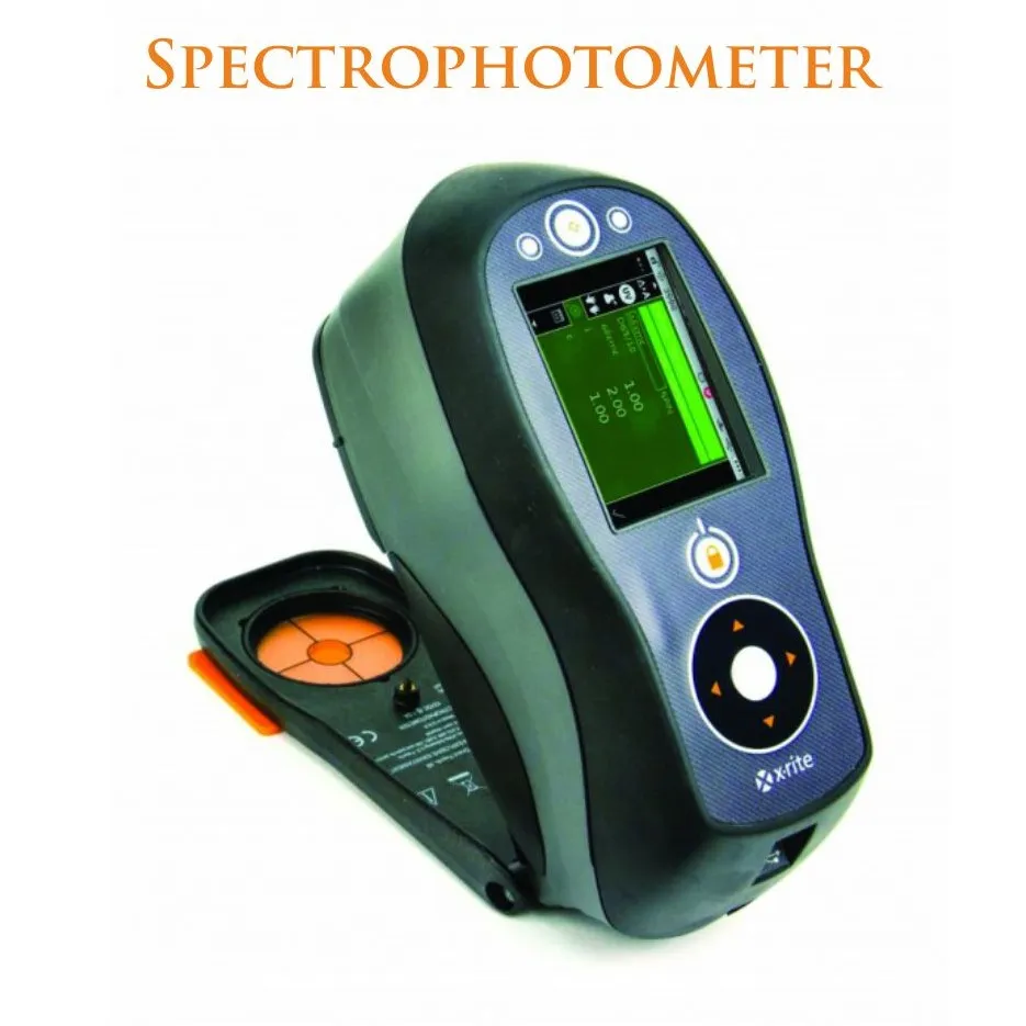 Printing colour conformance with spectrometer